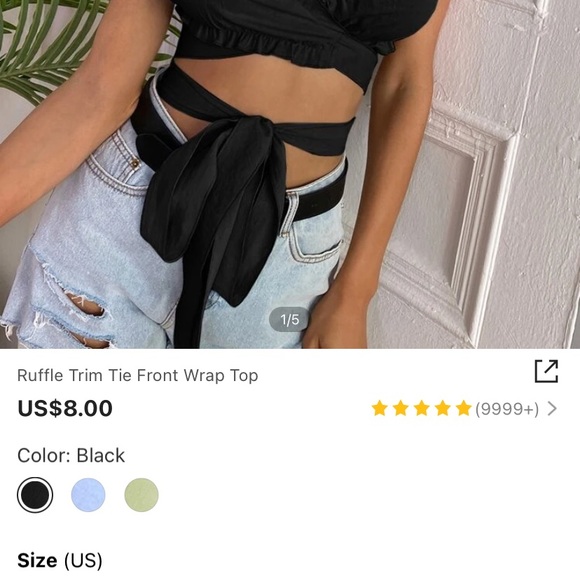 Brand: SHIEN / Color: black / Size: Small - Picture 2 of 9